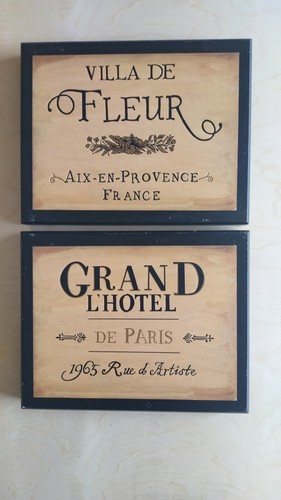 Home signs french country wall - signs,